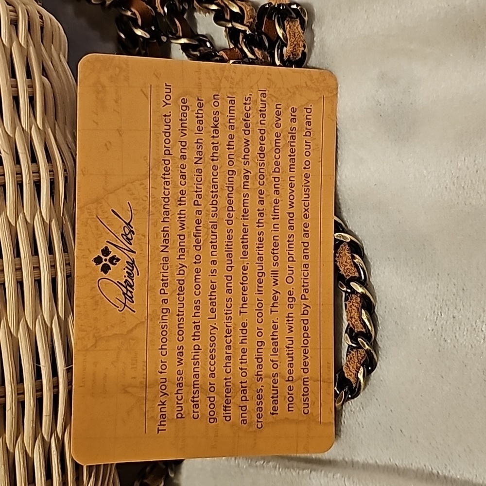 Patricia Nash crossbody wicker bag excellent condition - Picture 7 of 16